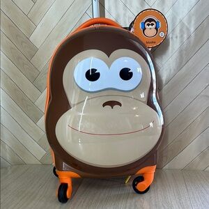 Mooba Monkey Kids Rolling Luggage